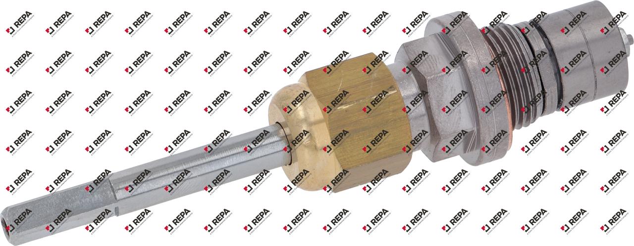 Valve body for steam-/water-tap brass