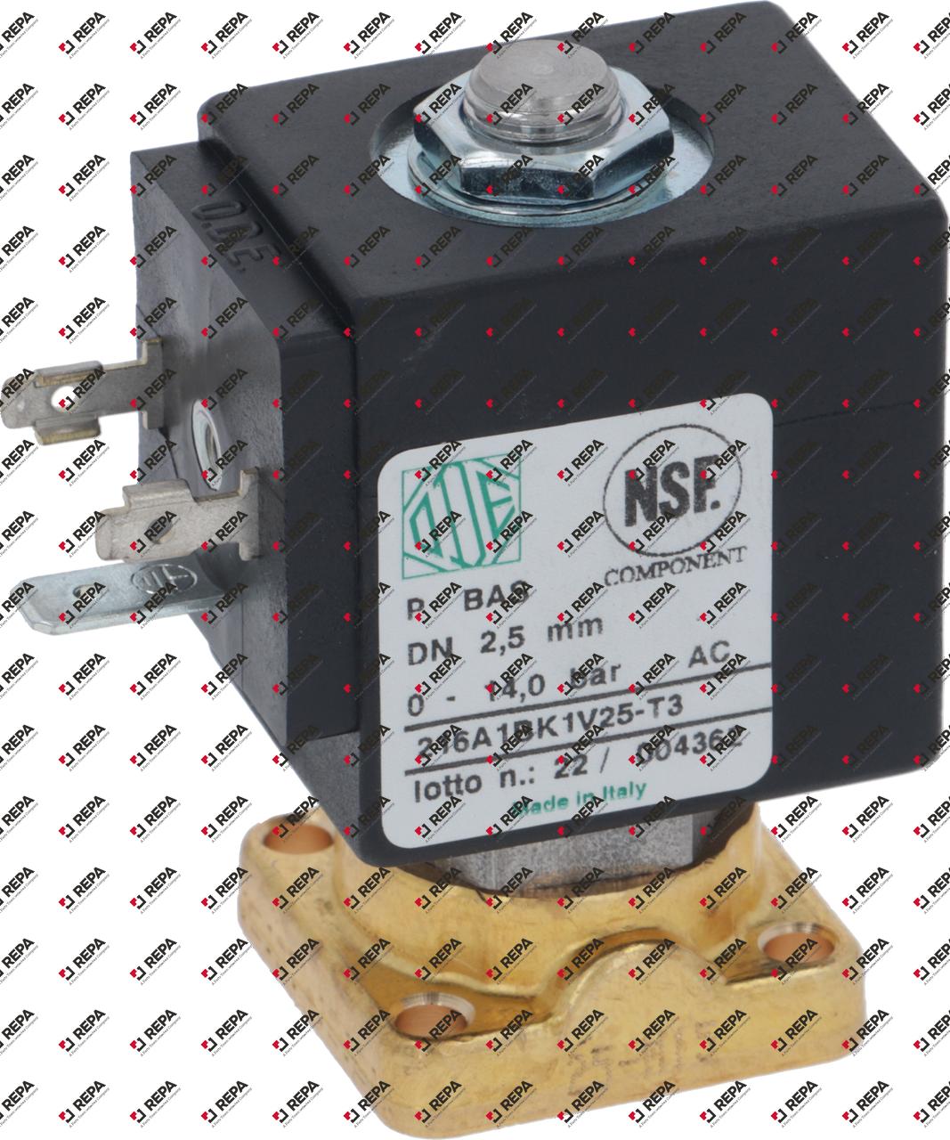 Magnetventil 230V Messing DN 2,5mm 2/2-Wege