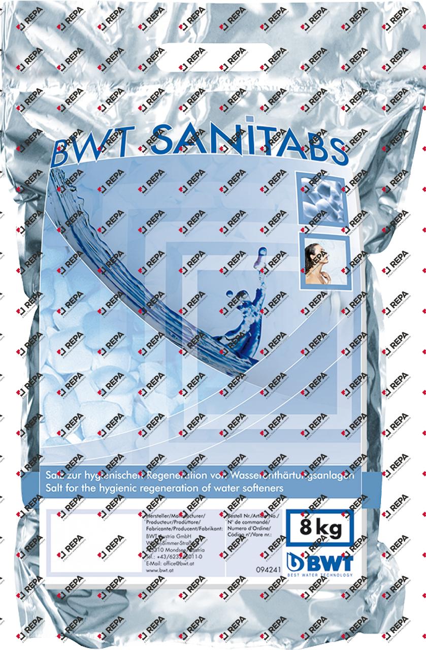 Regeneriersalz Tabs Typ SANITABS BWT Inhalt 8kg