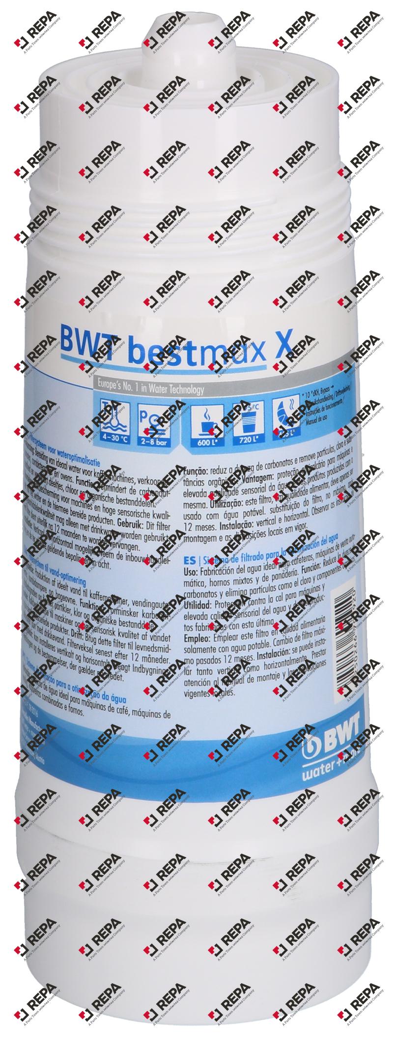 Water filter BWT type bestmax X decarbonisation