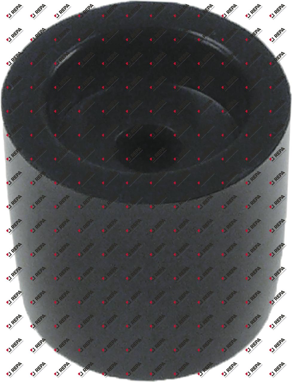 piede ø 23mm H 23,5mm foro ø 5mm con. 1 pz