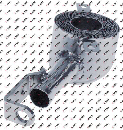 Rohrbrenner ø 74mm L 180mm H 60mm EP links rund