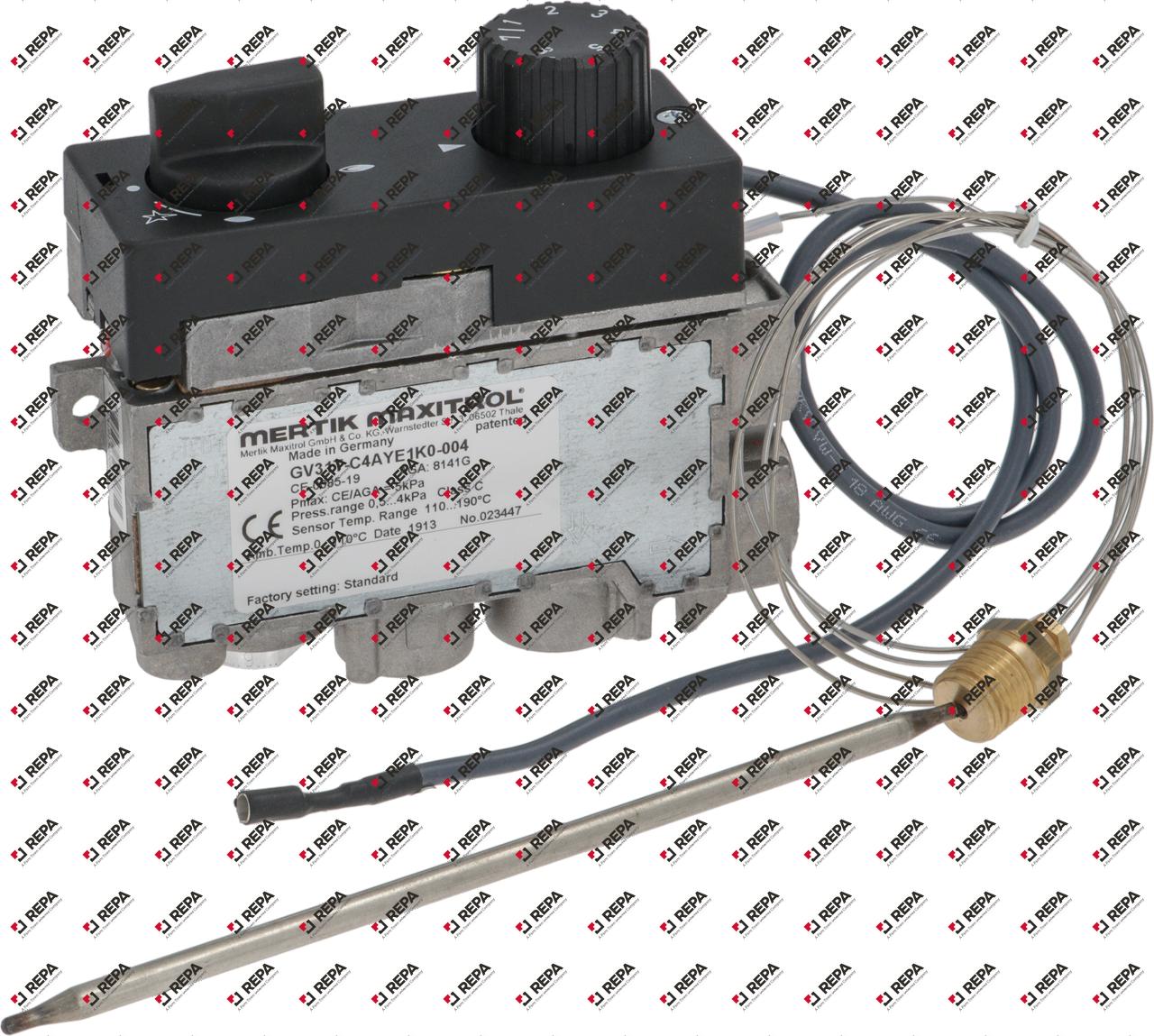 GAS VALVE 110÷190°C