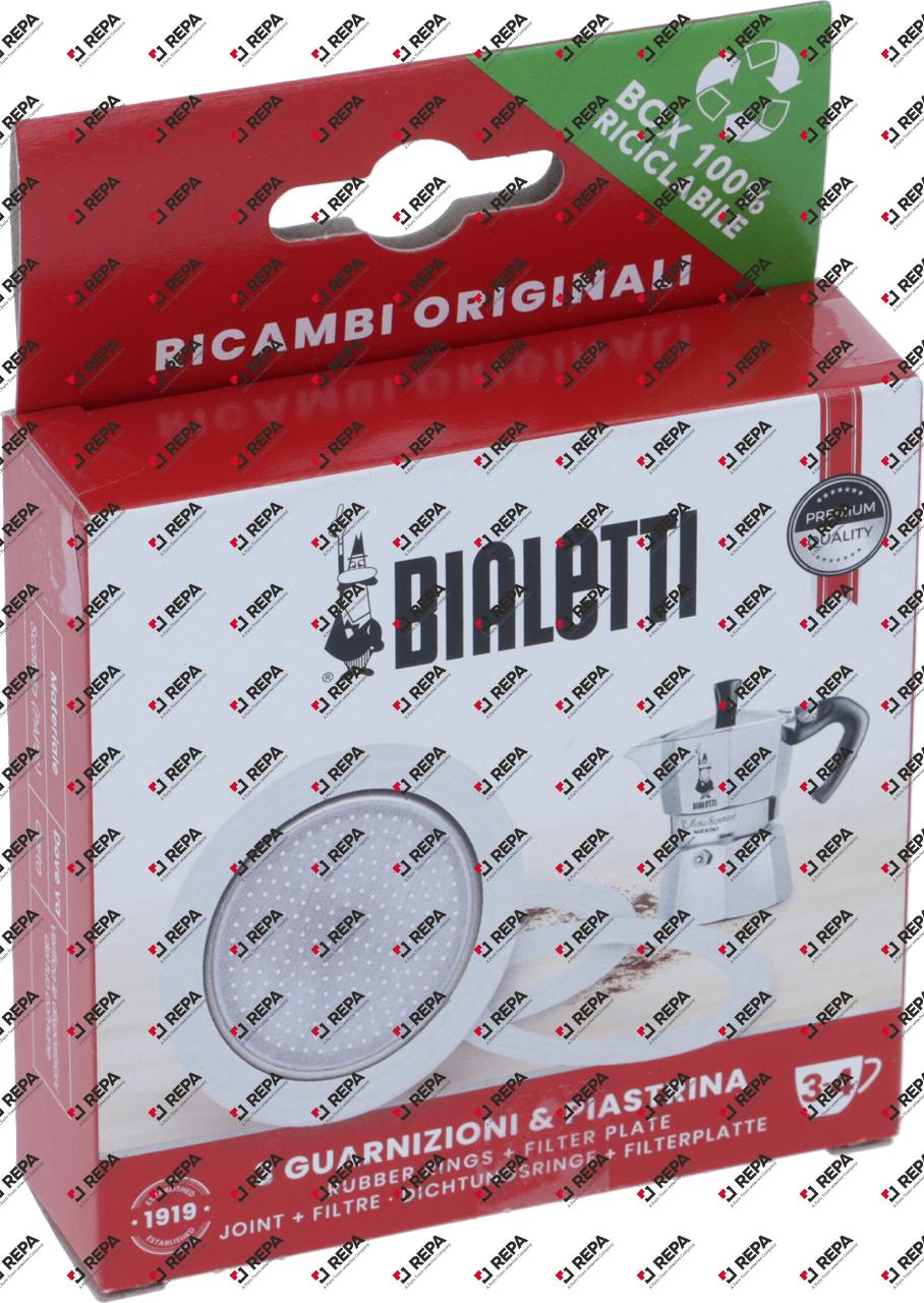 gasket set BIALETTI 3 gaskets 1 filter cups 3-4
