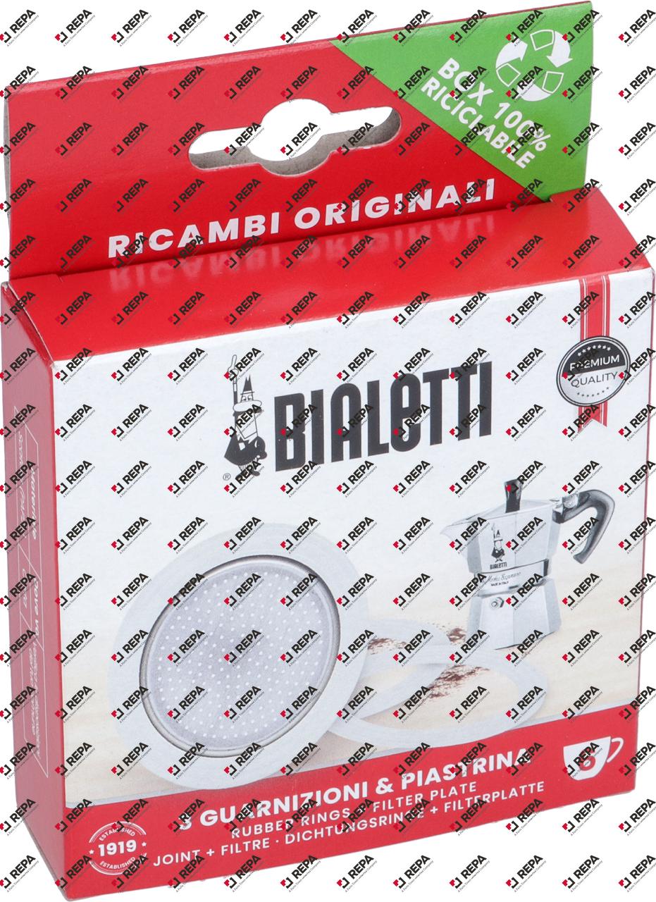 Dichtungssatz BIALETTI 3 Dichtungen 1 Filter