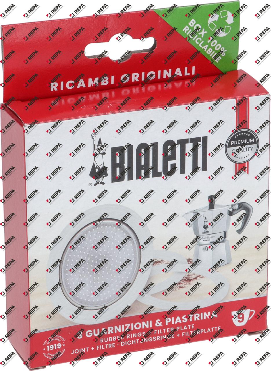 gasket set BIALETTI 3 gaskets 1 filter cups 9