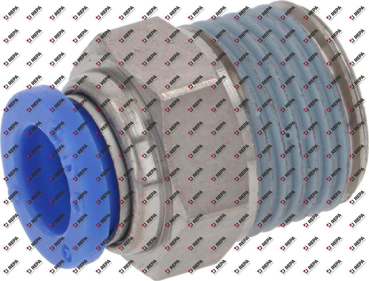connecting fitting type R 8-3/8 connection 3/8"
