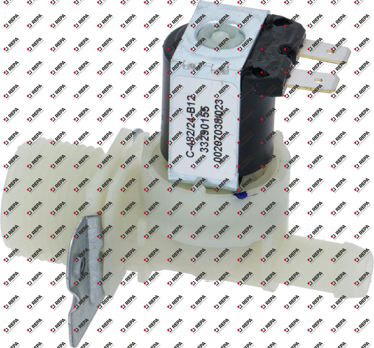 Solenoid valve single straight plastic 329