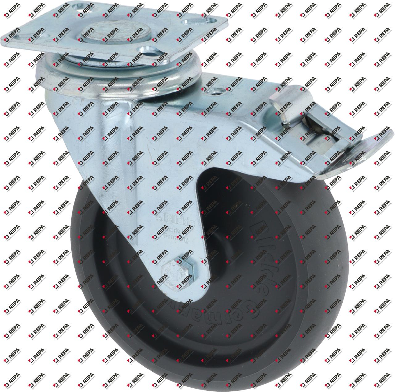 Lenkrolle mit Totalfeststeller ø 125mm