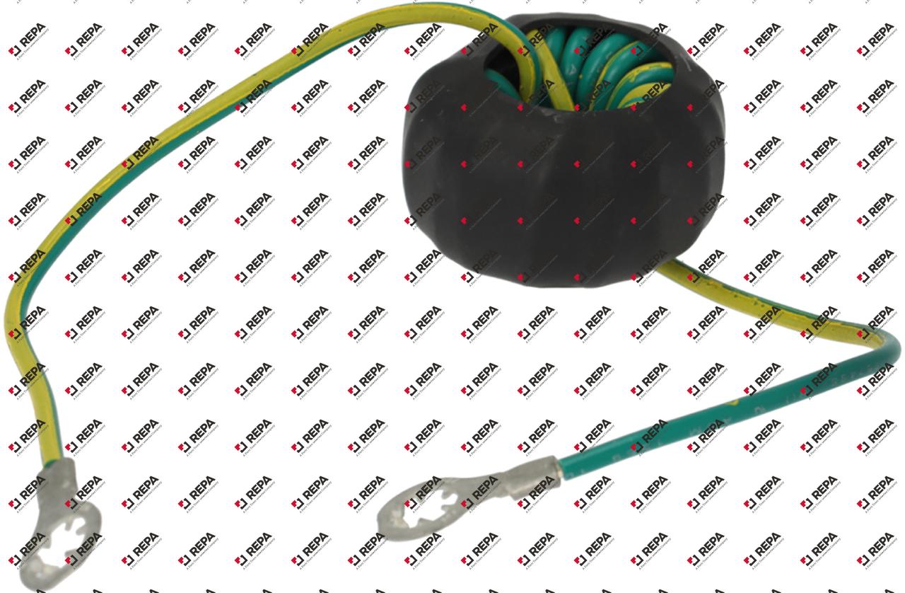 Ground wire with ferrite, 15 loop, ICB