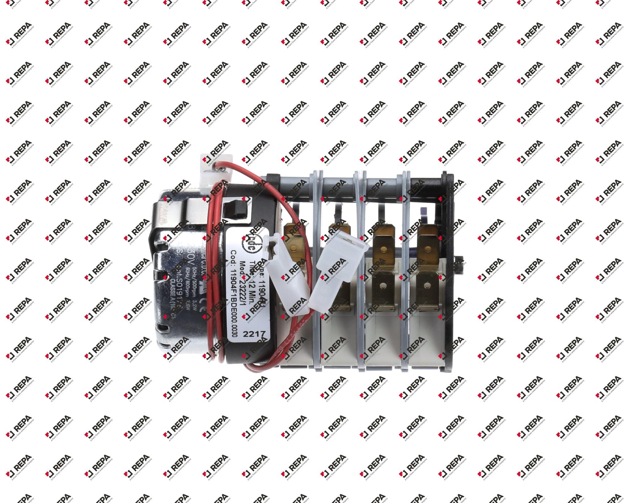 Timer 11904 Kammern 4  Laufzeit 12min 230 V CDC