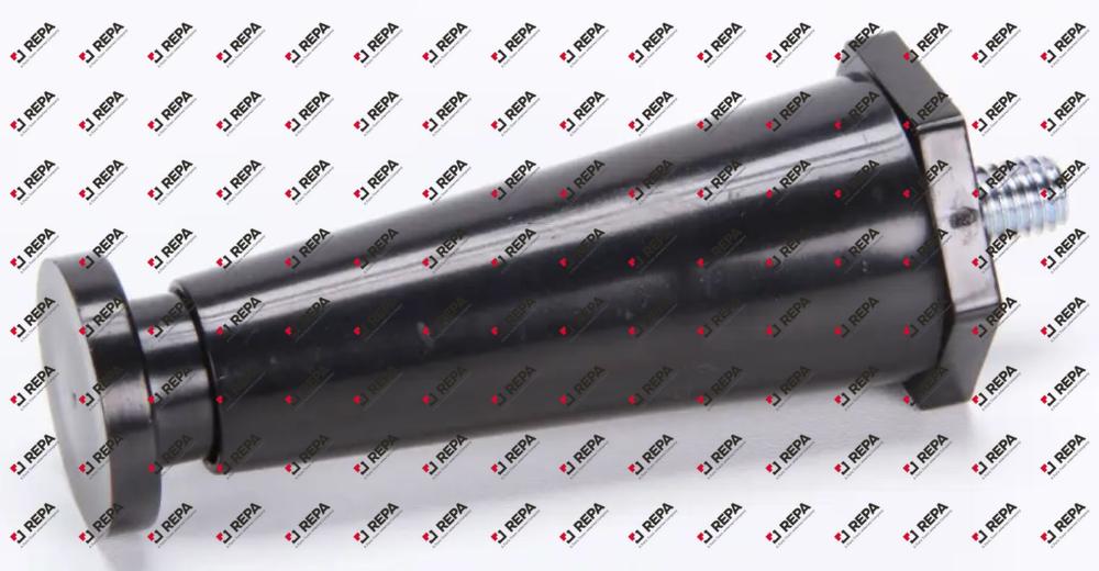 Leg, 4", Adjustable, Black Plastic