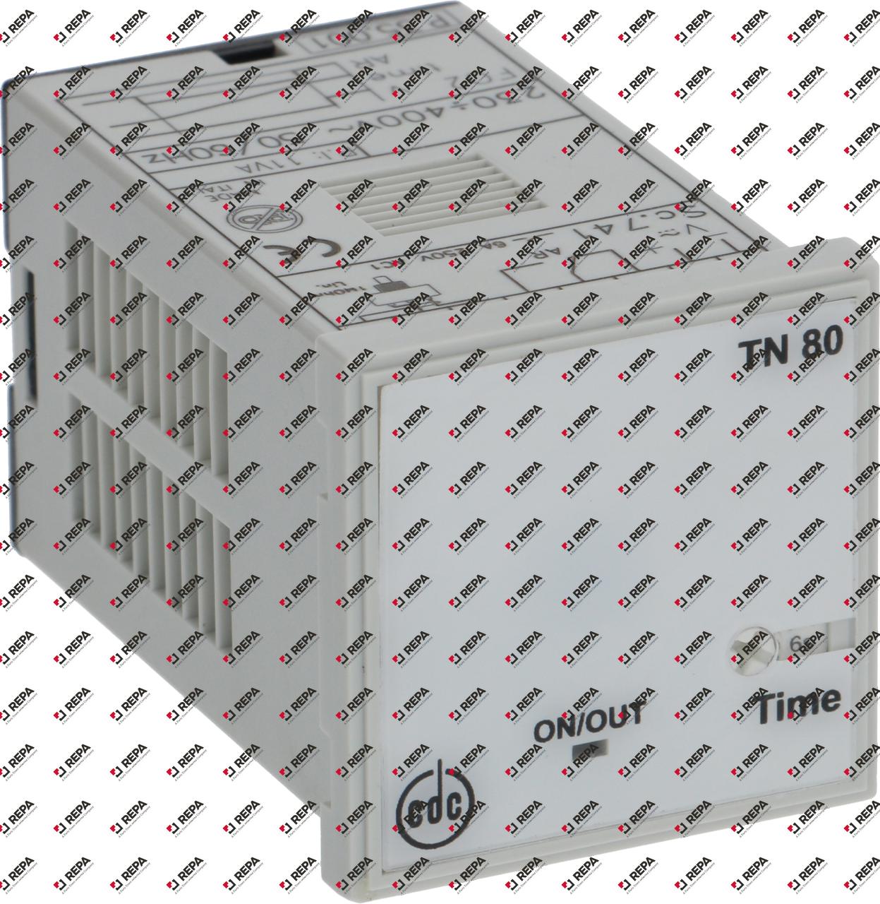 Relais temporisé CDC dimensions de montage 35x35mm