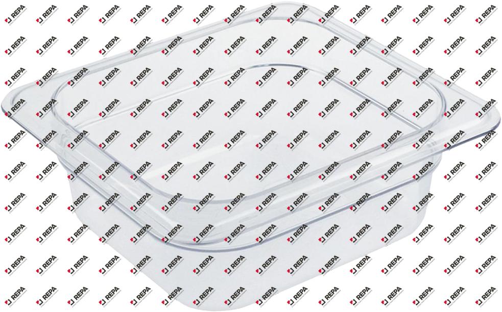 GN container polycarbonate size GN 1/6 D 65mm