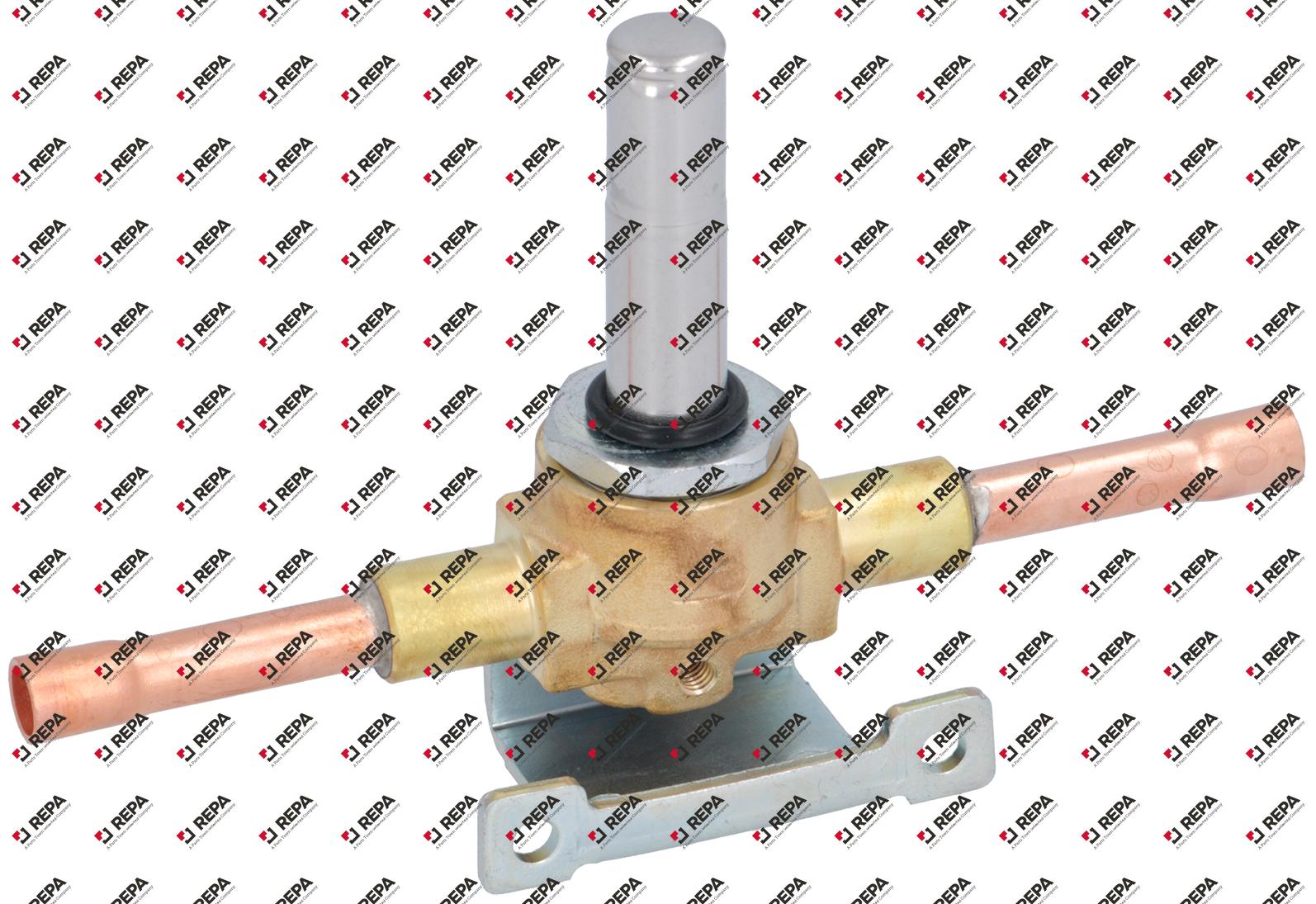 Solenoid valve body straight NC DN 2,2mm