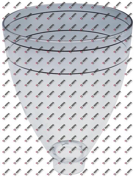 coffee beans container ø 200mm H 267mm seat ø 57mm