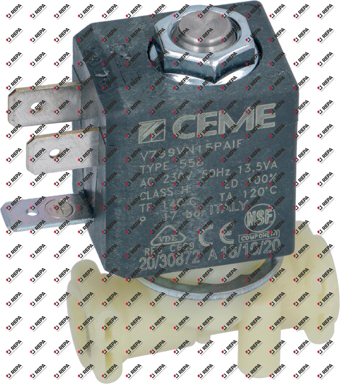 Solenoid valve CEME 2-ways 230V