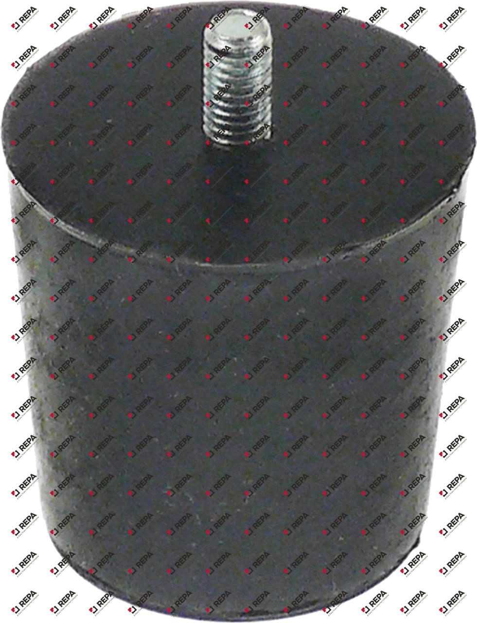 Gerätefuß Gewinde M4 ø 32 mm H 32 mm