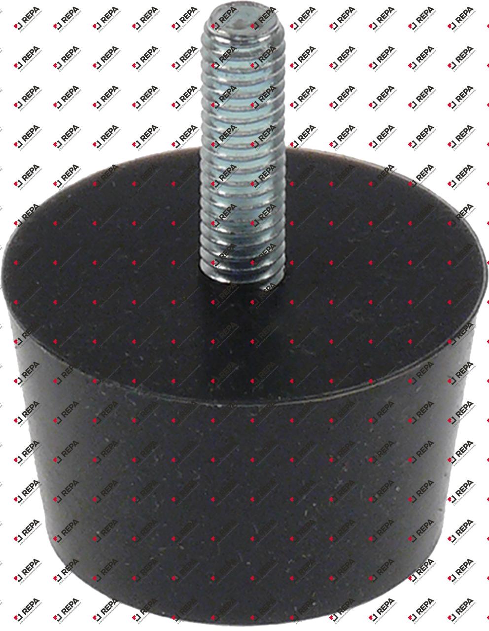 pied d'appareil filetage M6 filetage L 20mm H 20mm