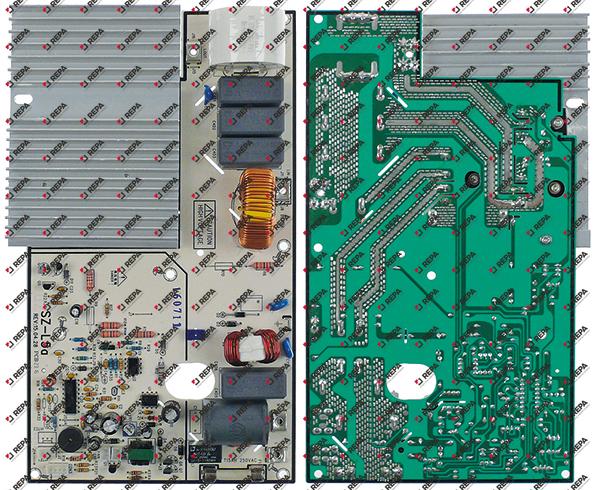 main PCB induction device GIC3035 L 267mm W 160mm