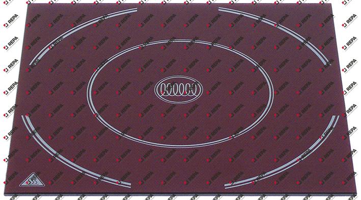 ceramic plate for induction device L 274mm W 274mm