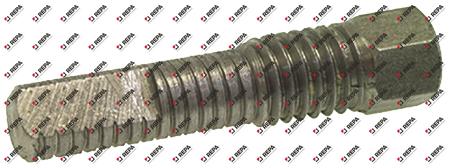 Sechskantschraube Gewinde M6 Messing verchromt