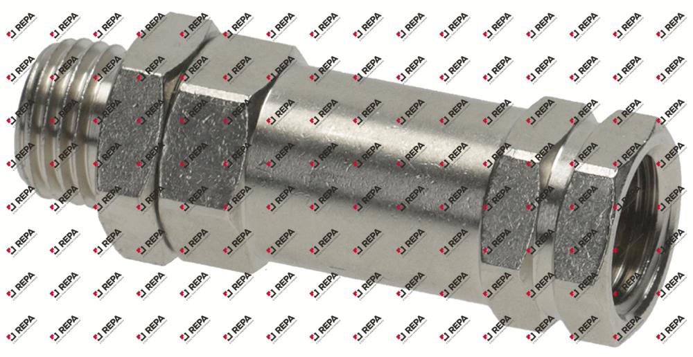 non-return valve inlet 1/4" ET outlet 1/4" IT