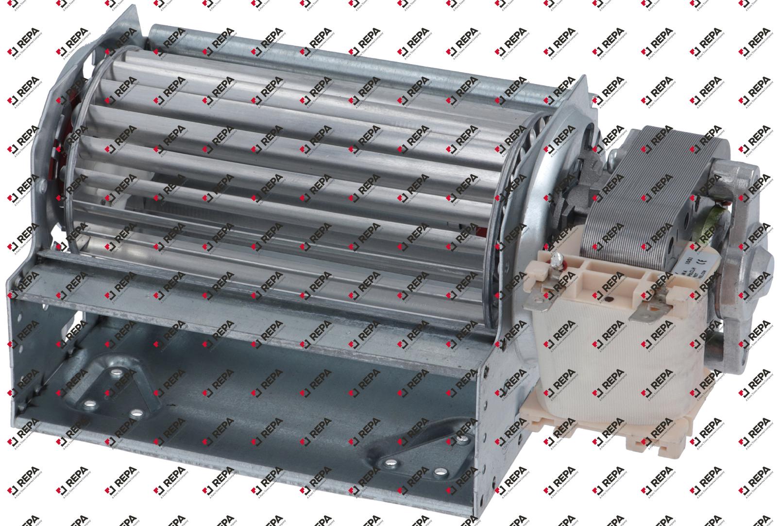 Querstromlüfter 25 W Motor rechts Walze ø 60 mm