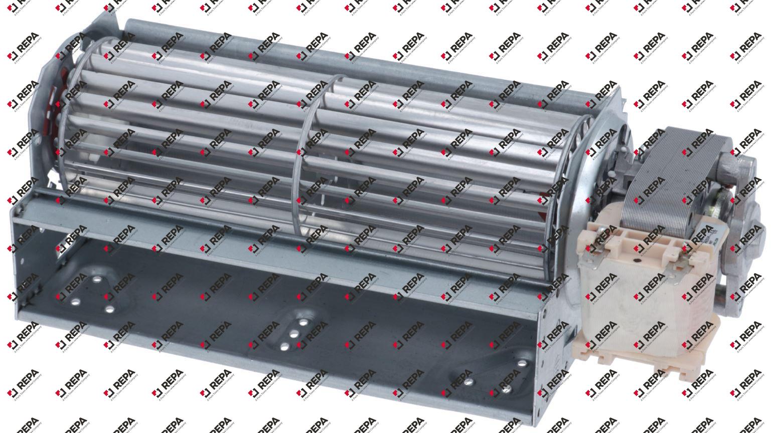 Querstromlüfter 34 W Motor rechts Walze ø 60 mm