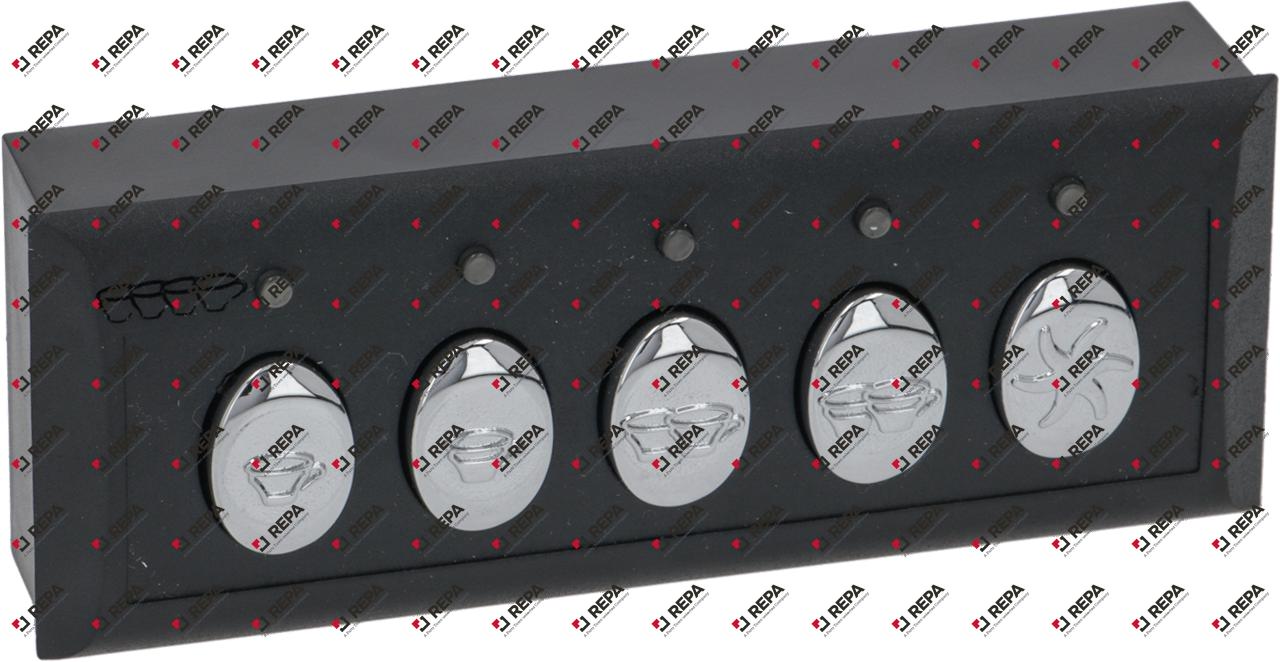 Tastatureinheit verchromt Tasten 5 