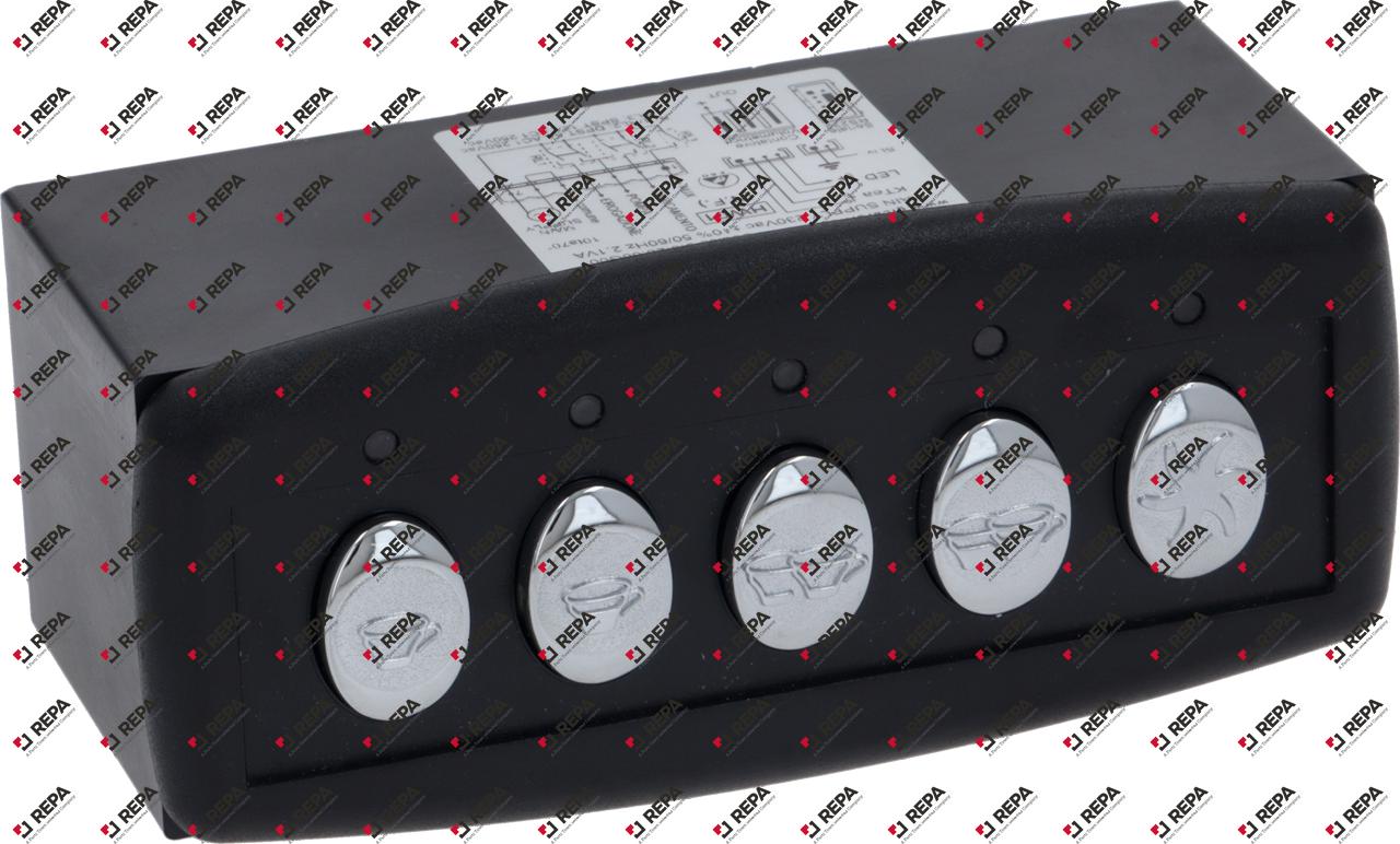 Keypad unit chrome-plated buttons 5