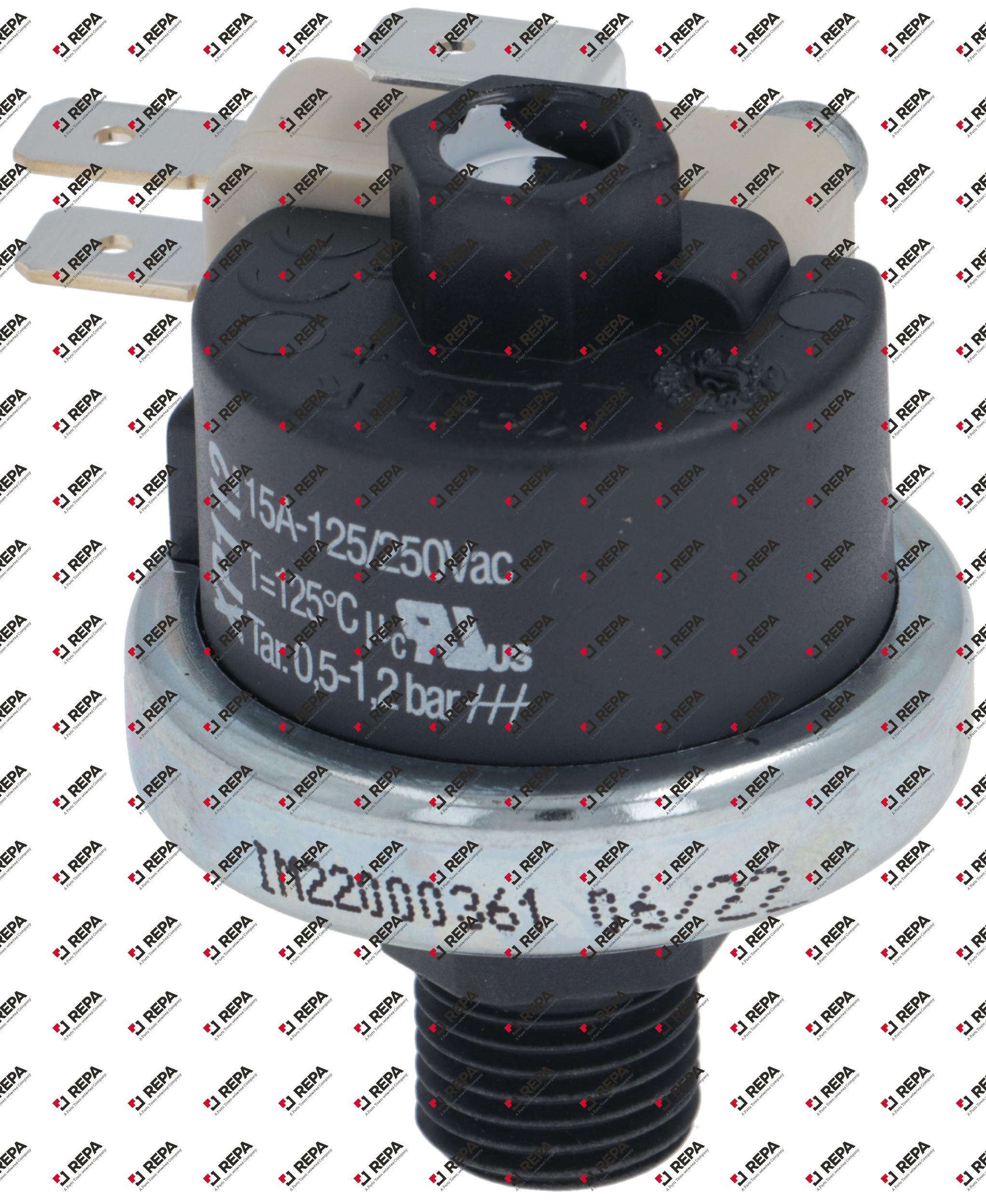 Pressure control pressure range 0.5-1.2bar