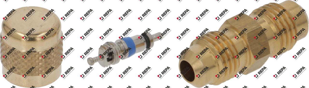 Schrader valve complete connection 1/4" SAE