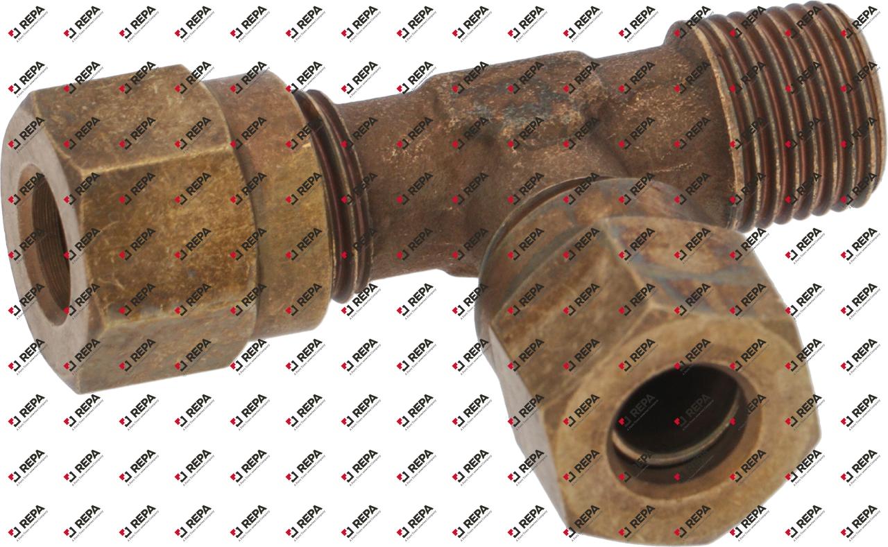 attacco attacco 1/8" filetto 3/4" ottone