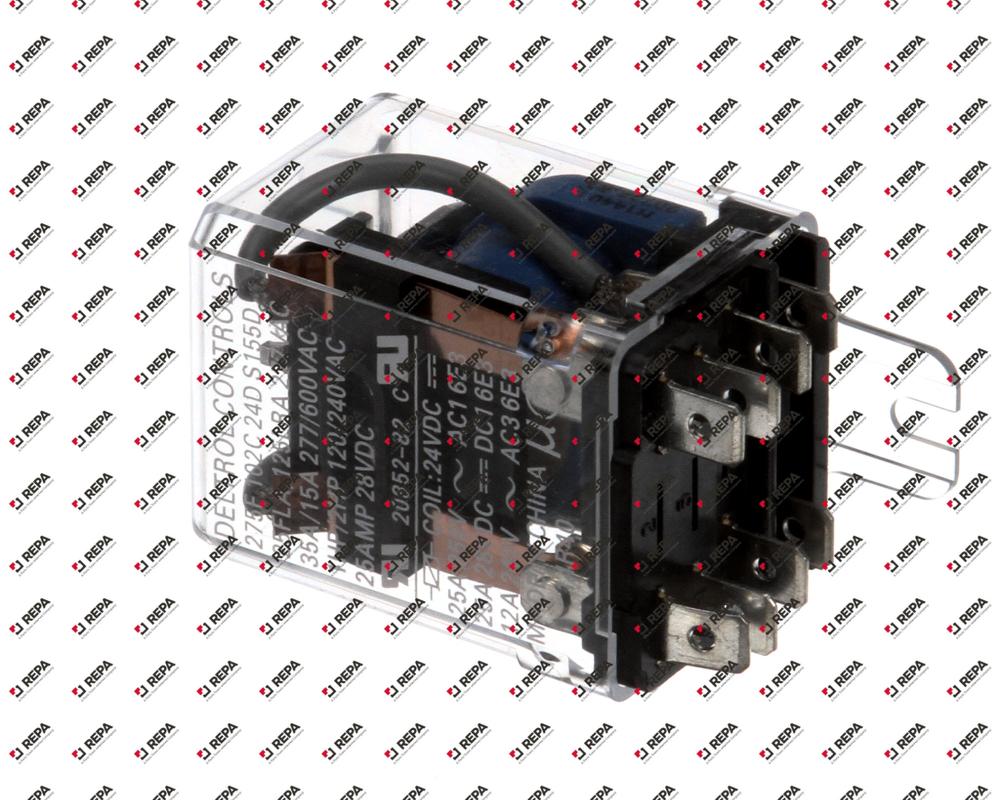Relais 24V Spannung DC 2-polig 2CO 25A 250V