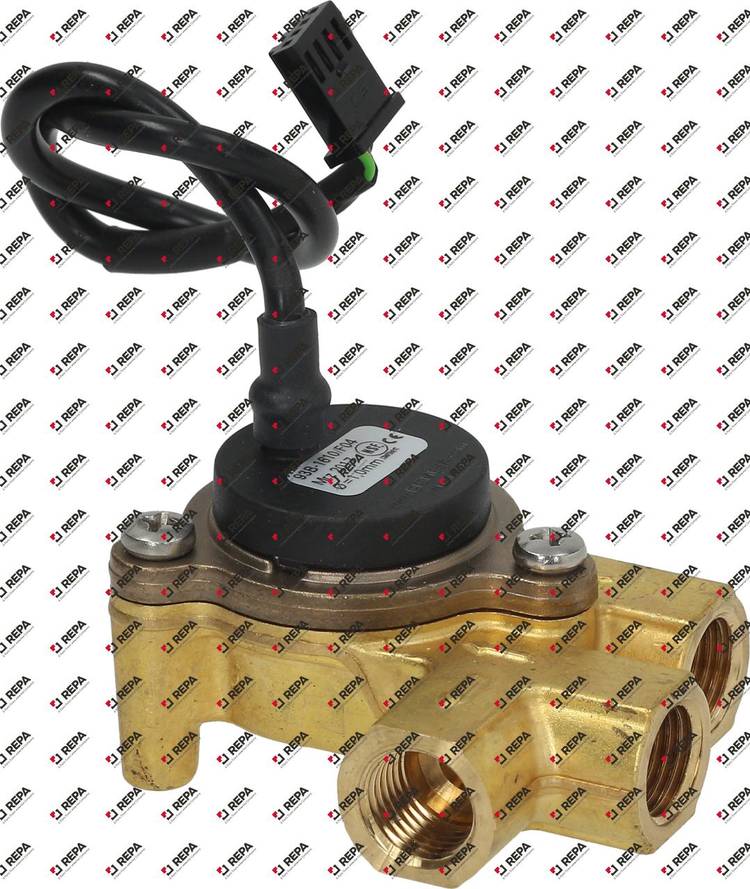 flow meter thread 1/4" brass with piggyback