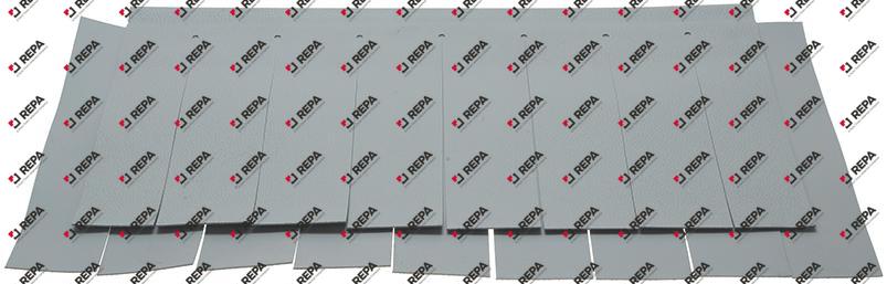 Vorhang Spritzschutz innen Maße 618x346mm