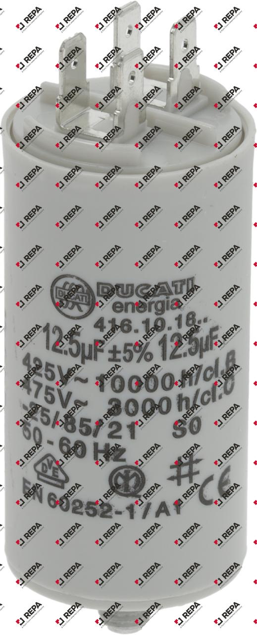 Operating capacitor Ducati capacity 12,5µF 450V