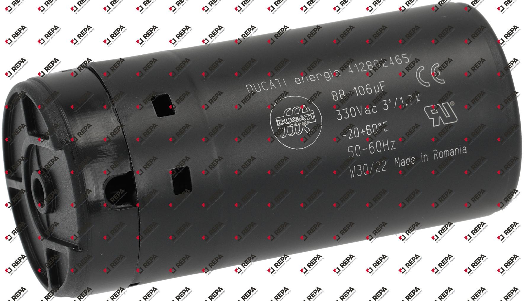 Starting capacitor 330 V 88-106µF