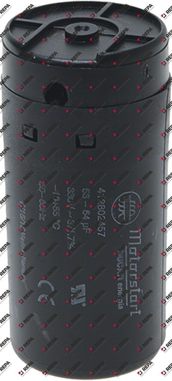 starting capacitor 330V capacity 53-64µF