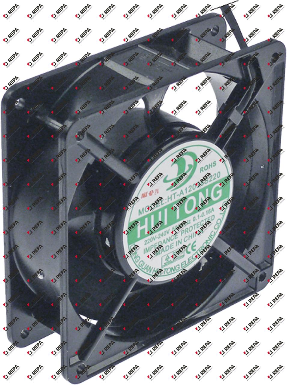 Axiallüfter L 119mm B 119mm H 38mm 230VAC 50/60Hz