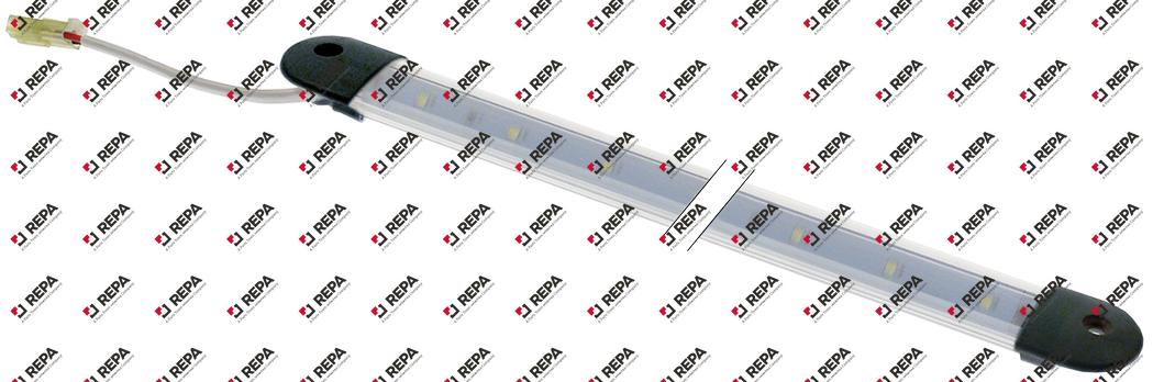 LED-Leiste 24V L 1125mm Kabellänge 120mm schwarz