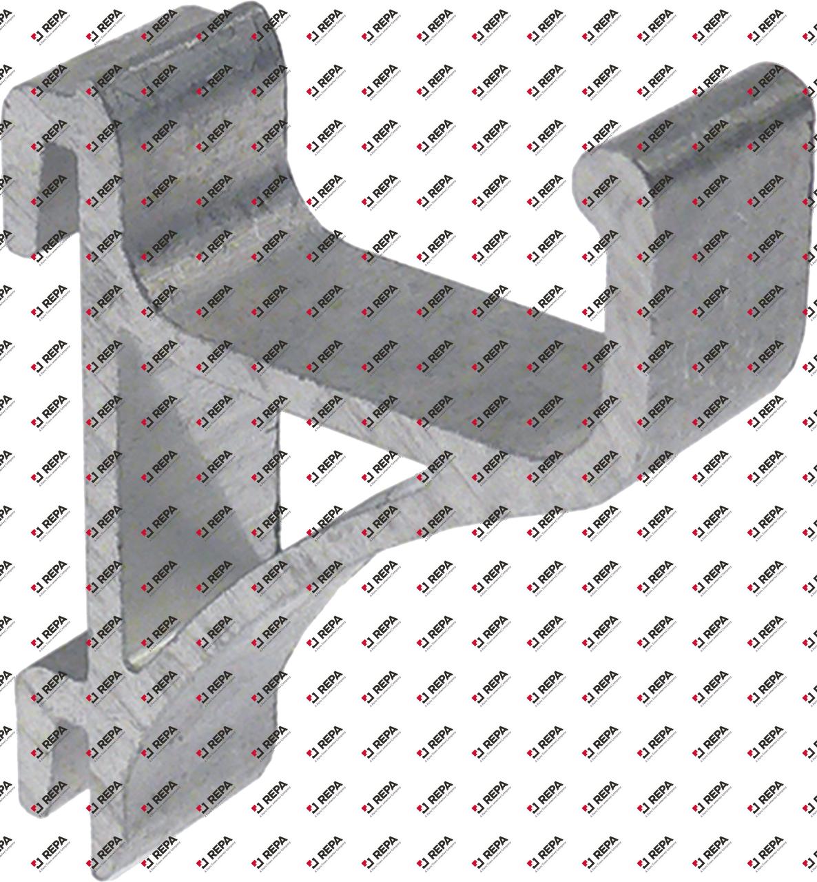 shelf support L 33mm W 9mm H 27mm aluminium