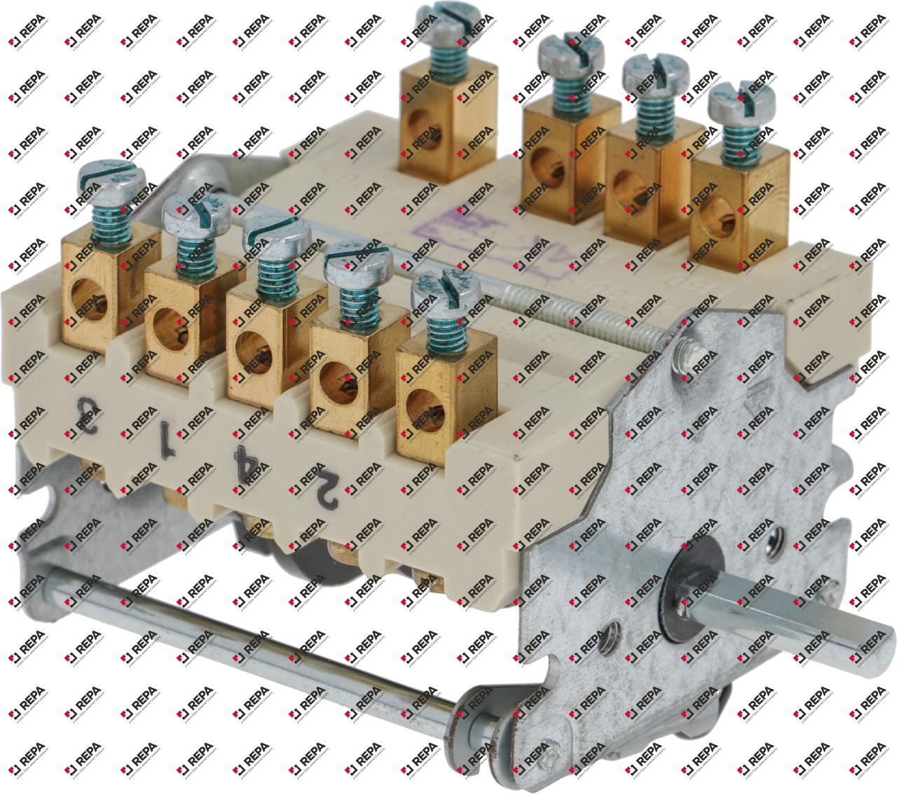 cam switch 5 operating positions 3NO/1CO