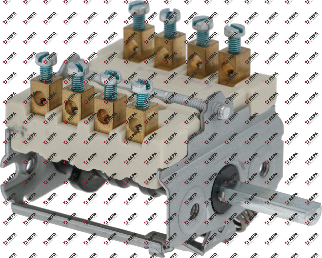 cam switch 2 operating positions 4NO sequence 0-1