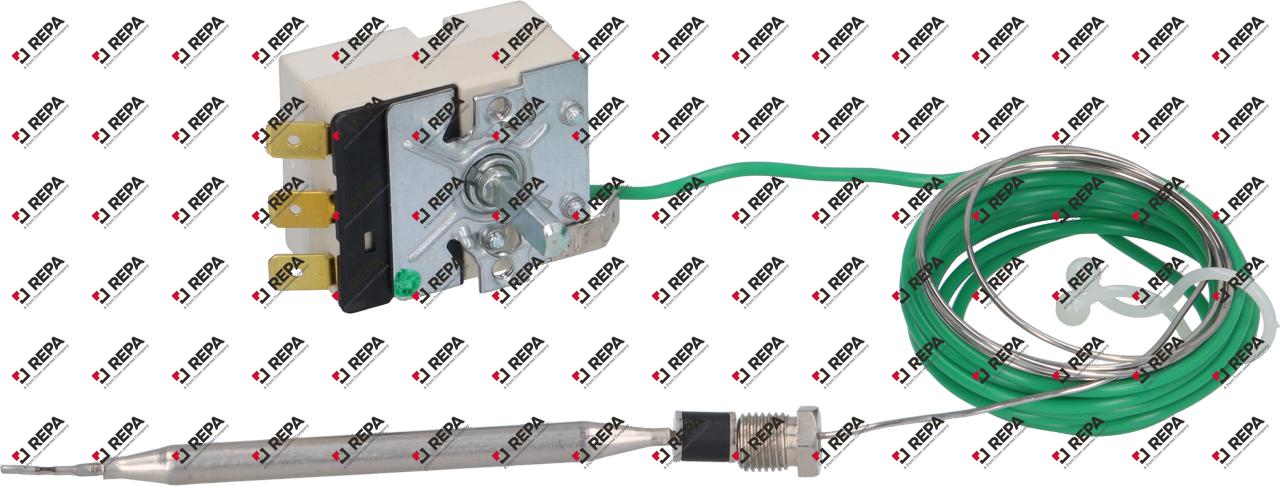thermostat t.max. 90°C temperature range 30-90°C