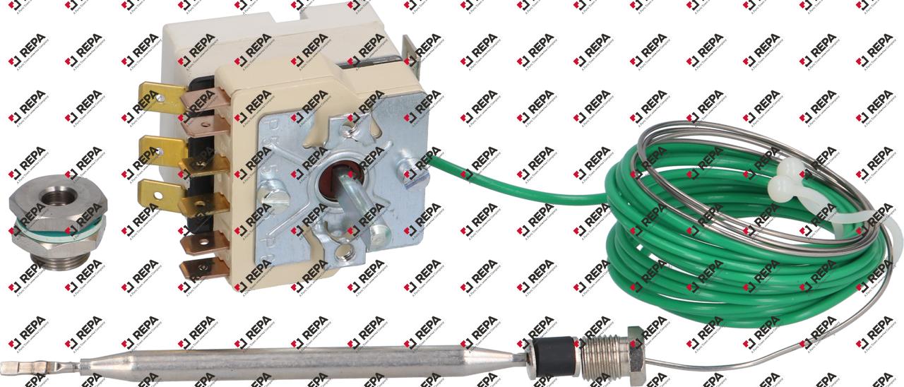 thermostat t.max. 90°C temp. d'utilisation 30-90°C