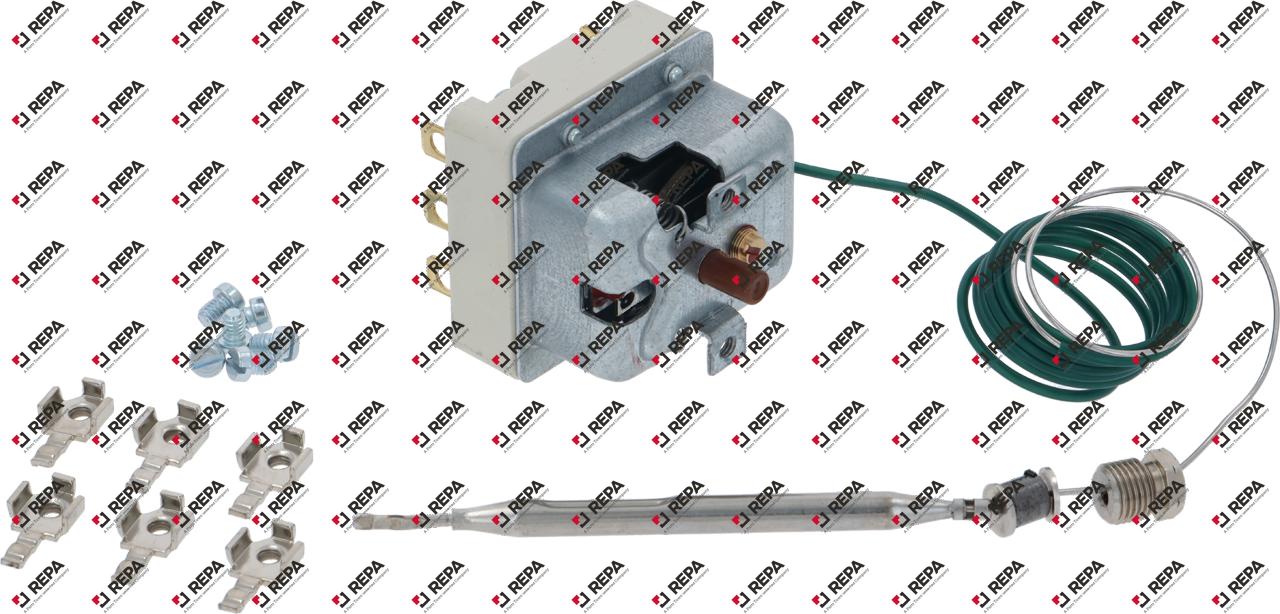 safety thermostat switch-off temp. 232°C 3-pole