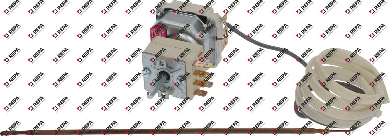 thermostat t.max. 390°C temperature range 60-390°C