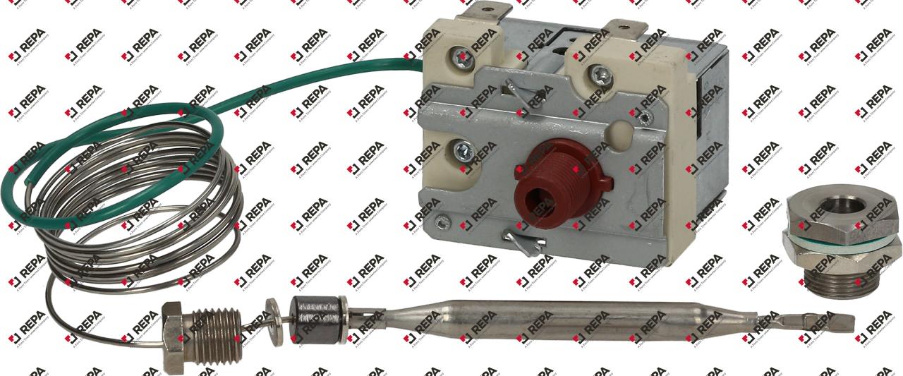 safety thermostat switch-off temp. 230°C 1-pole